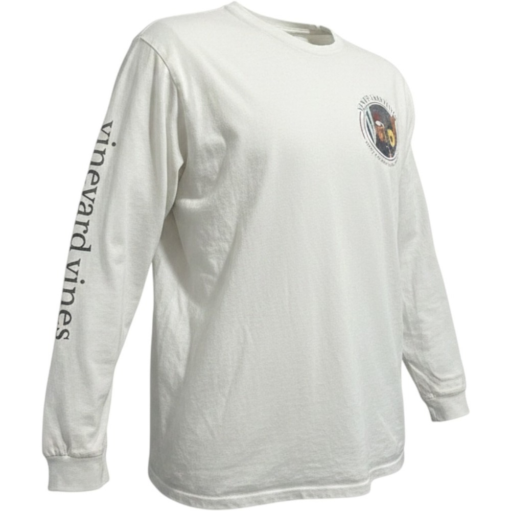 Vineyard Vines T-Shirt Men's XXL Long Sleeve Pocket Ski EVERY RUN SHOULD FEEL...